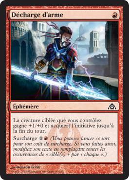 Carte Magic : Décharge d'arme 